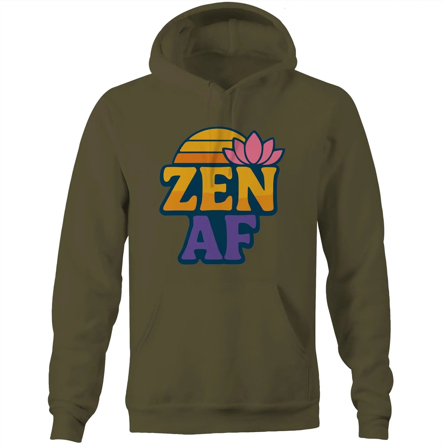 Get Zen - Comfy Cosy Pocket Hoodie Sweatshirt Ogo Merch