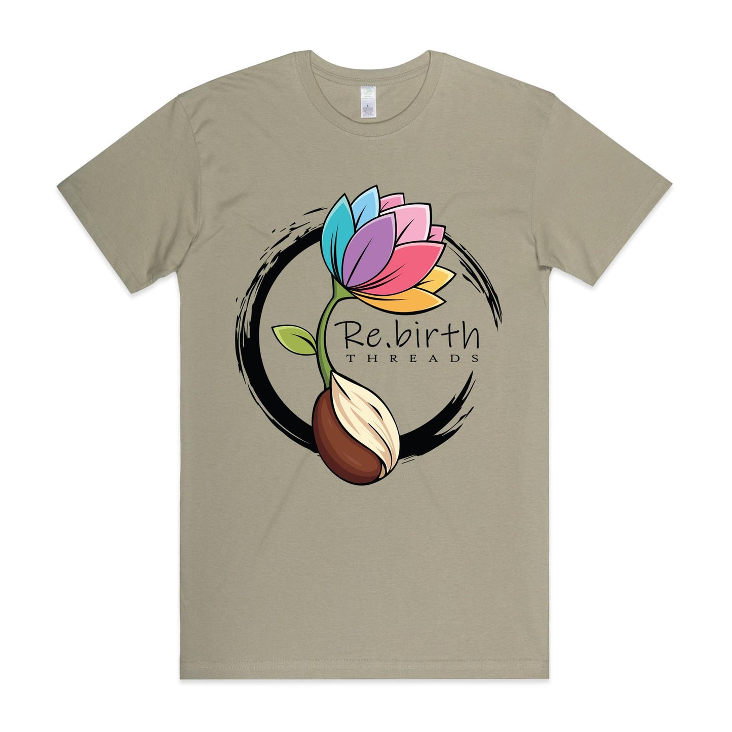 Rebirth logo AS Colour Staple Organic Tee