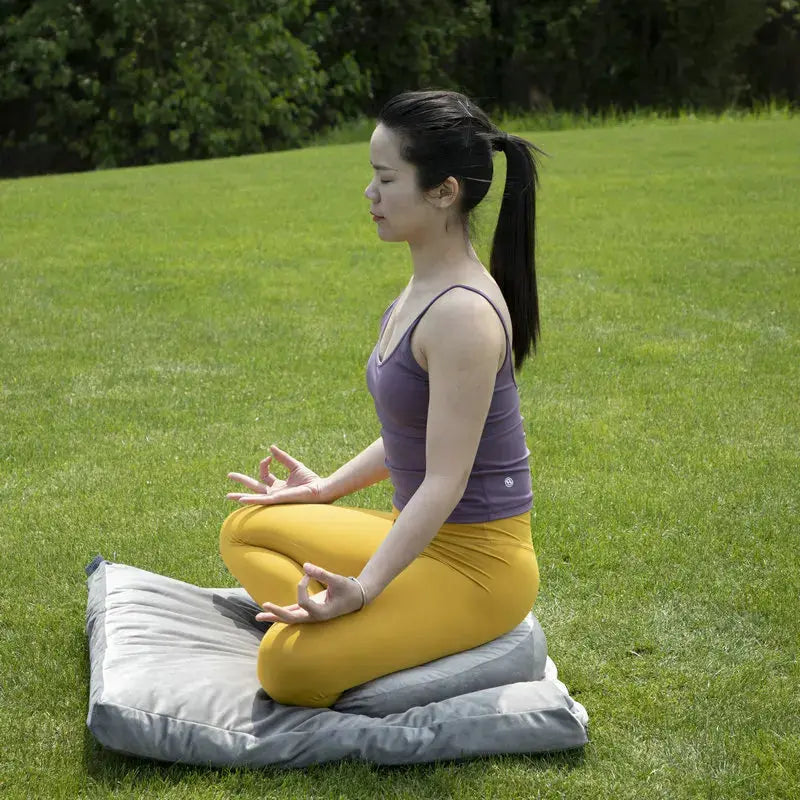 Square Yoga Mat Meditation Cushion Relaxing Soft Lap Sitting Cushion Cotton Outdoor Cushions Garden Pillow Chair Home Decoration ReBirth Threads