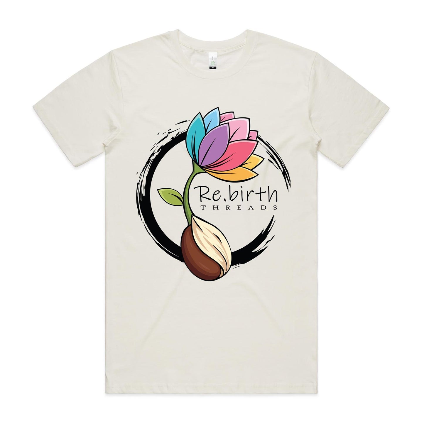 Rebirth logo AS Colour Staple Organic Tee