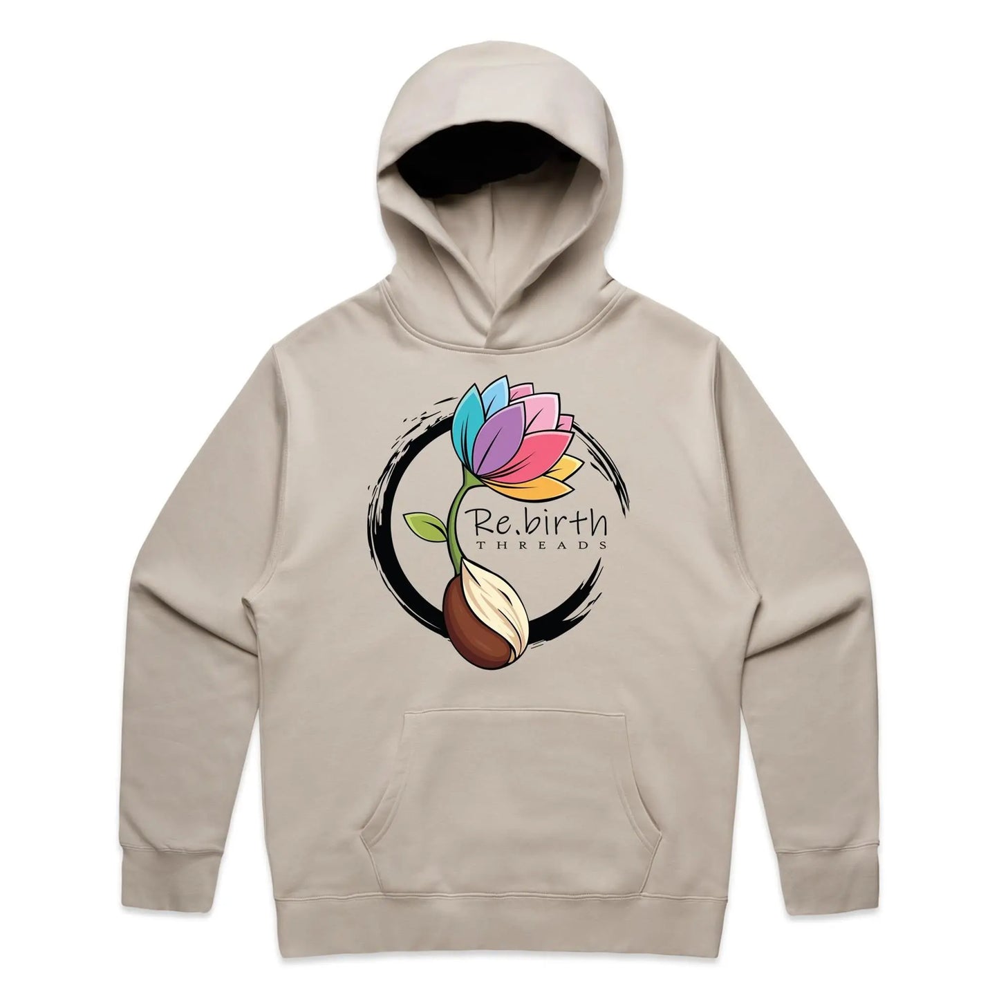 Rebirth logo - Relaxed fit hoodie, when you really want to chill. Ogo Merch