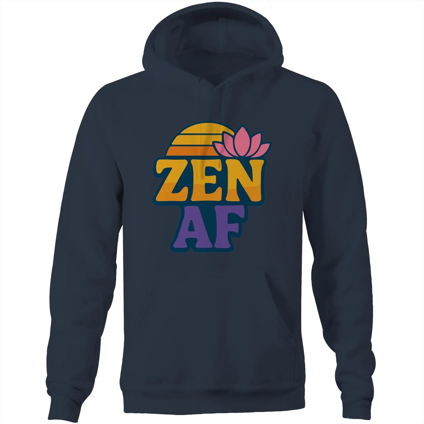 Get Zen - Comfy Cosy Pocket Hoodie Sweatshirt Ogo Merch
