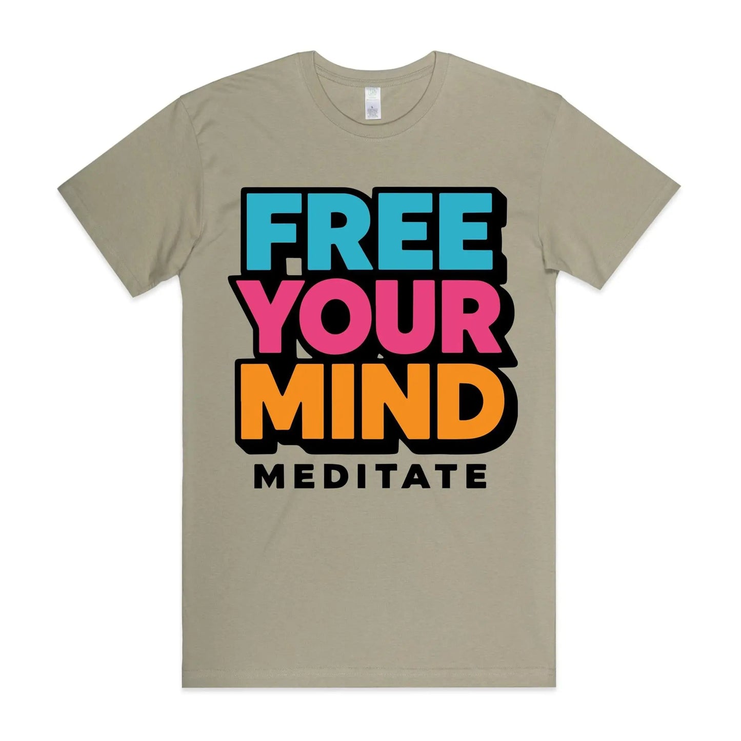 Free Your Mind! - AS Colour Staple Organic Tee - Re.Birth Threads