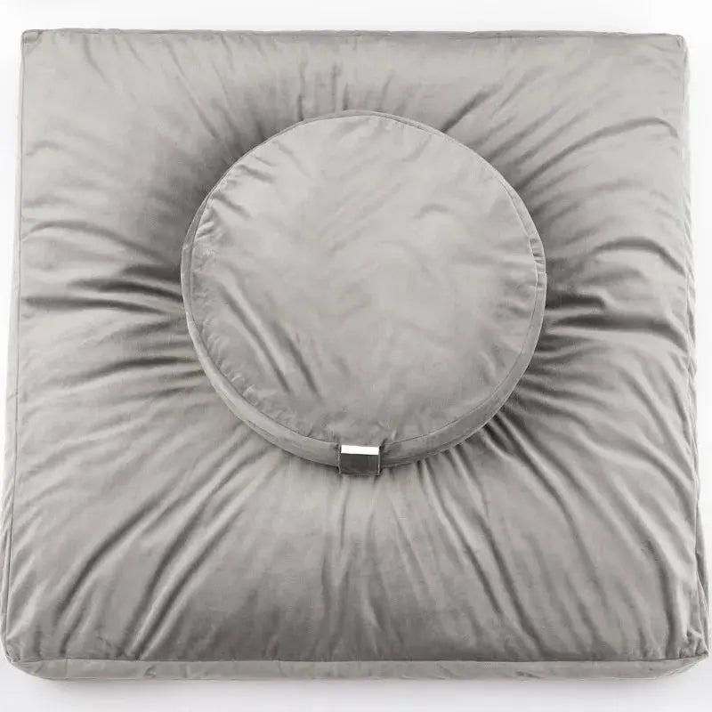 Square Yoga Mat Meditation Cushion Relaxing Soft Lap Sitting Cushion Cotton Outdoor Cushions Garden Pillow Chair Home Decoration ReBirth Threads