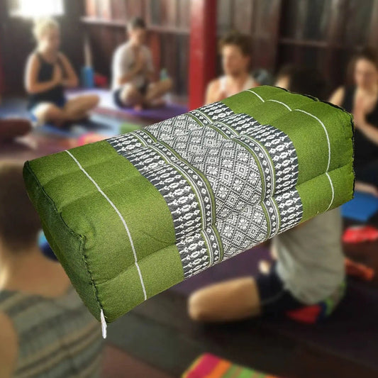 Yoga Block Meditation Cushion Green Rebirth Threads
