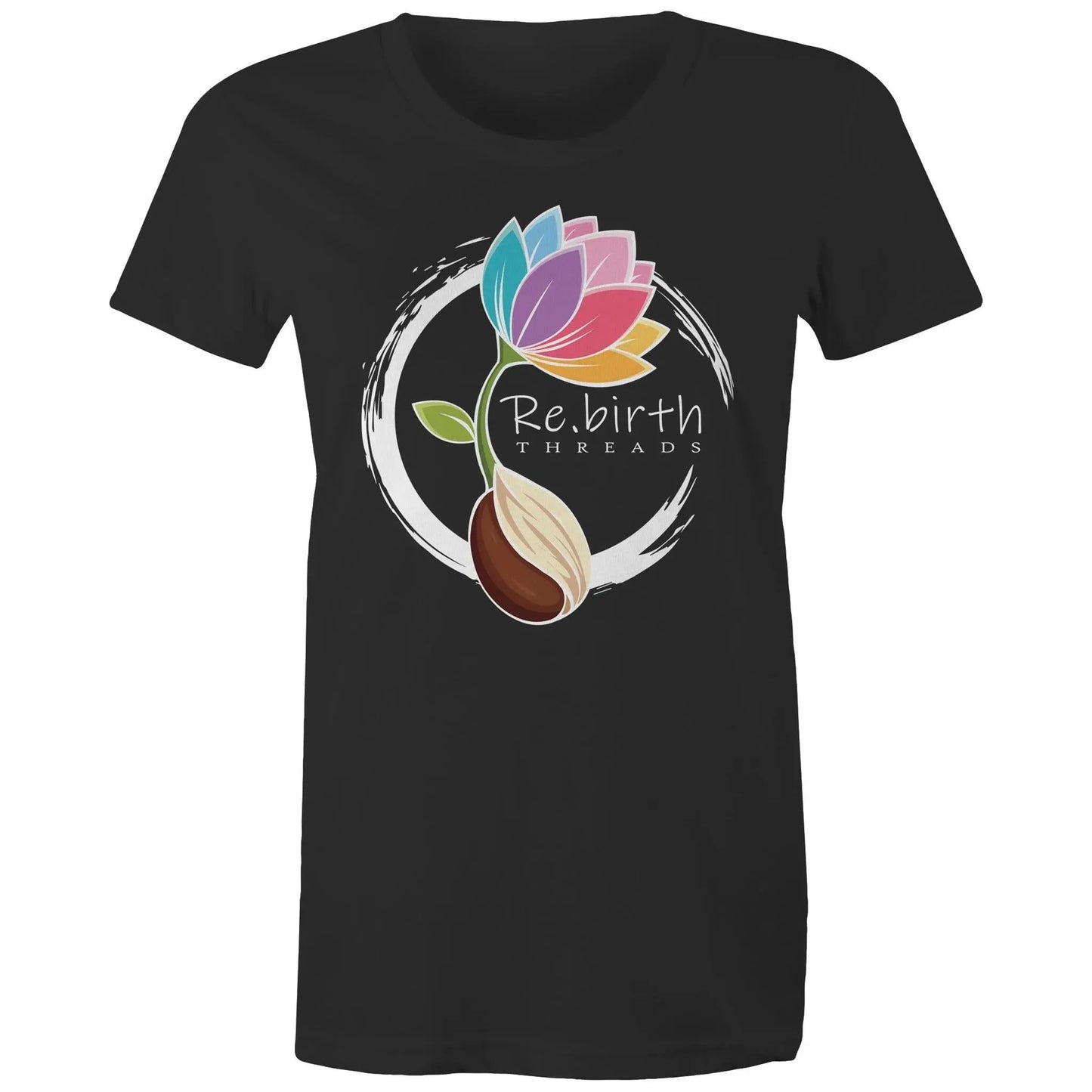 Rebirth logo AS Colour - Women's Maple Organic Tee Ogo Merch