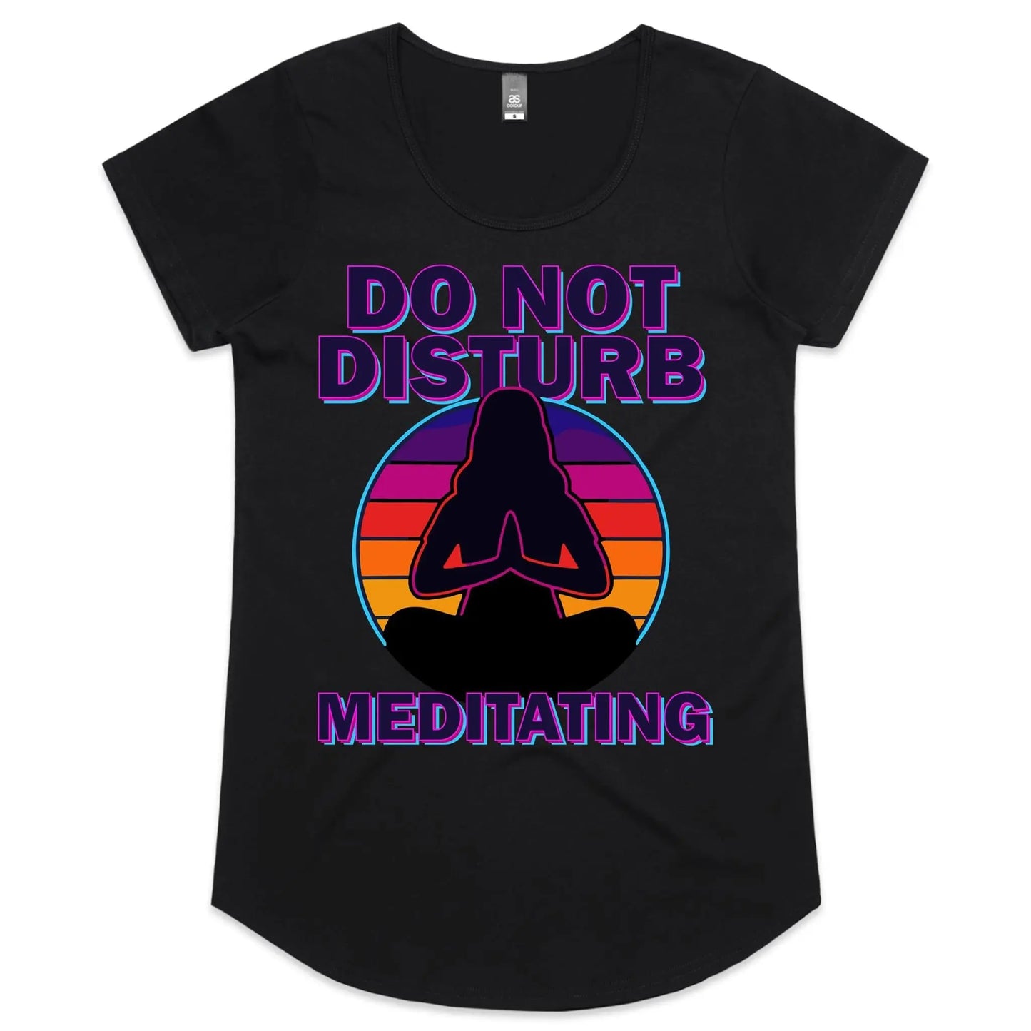 Do Not Disturb - Womens Scoop Neck T-Shirt Ogo Merch