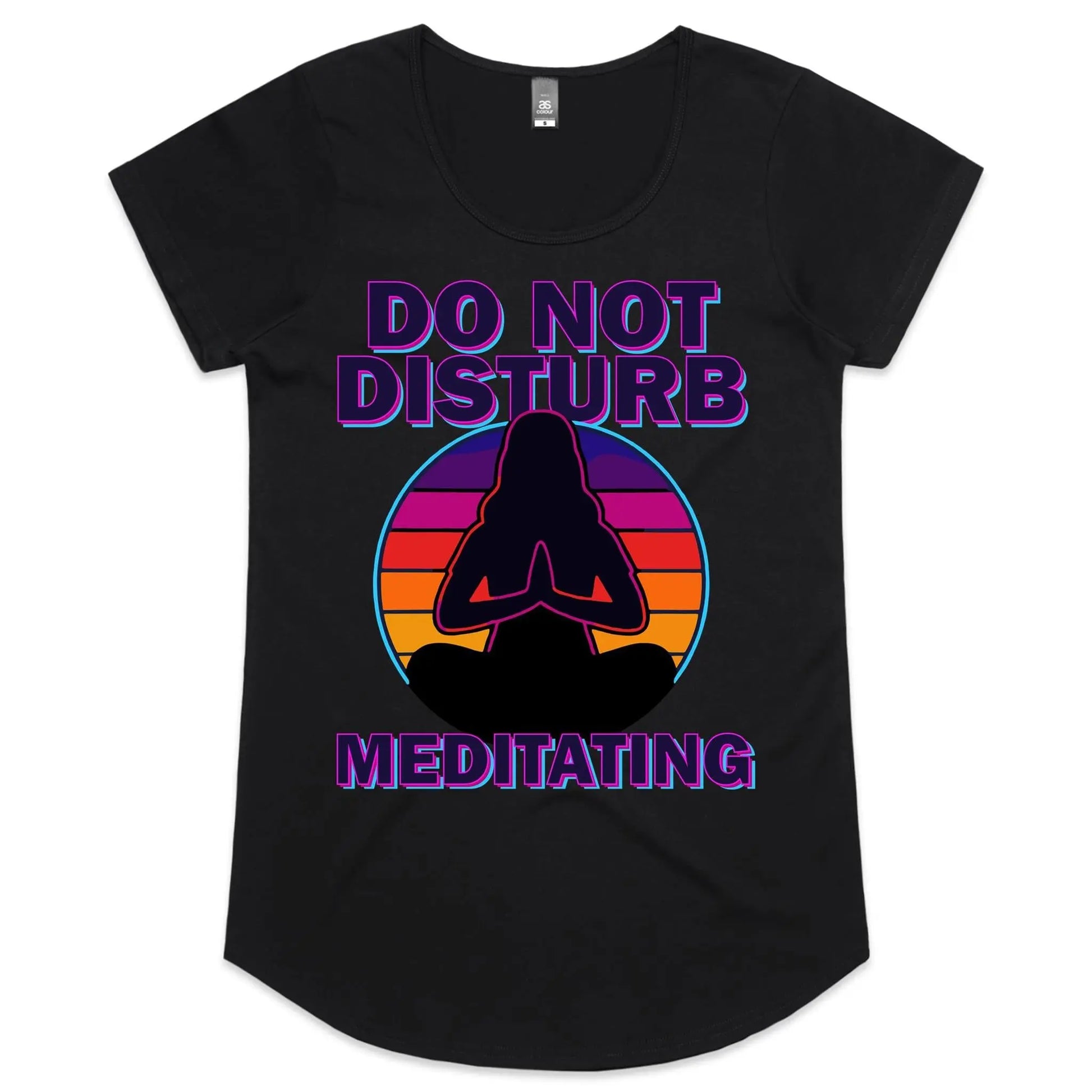 Do Not Disturb - Womens Scoop Neck T-Shirt Ogo Merch