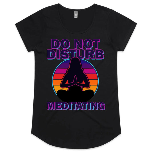 Do Not Disturb - Womens Scoop Neck T-Shirt Ogo Merch