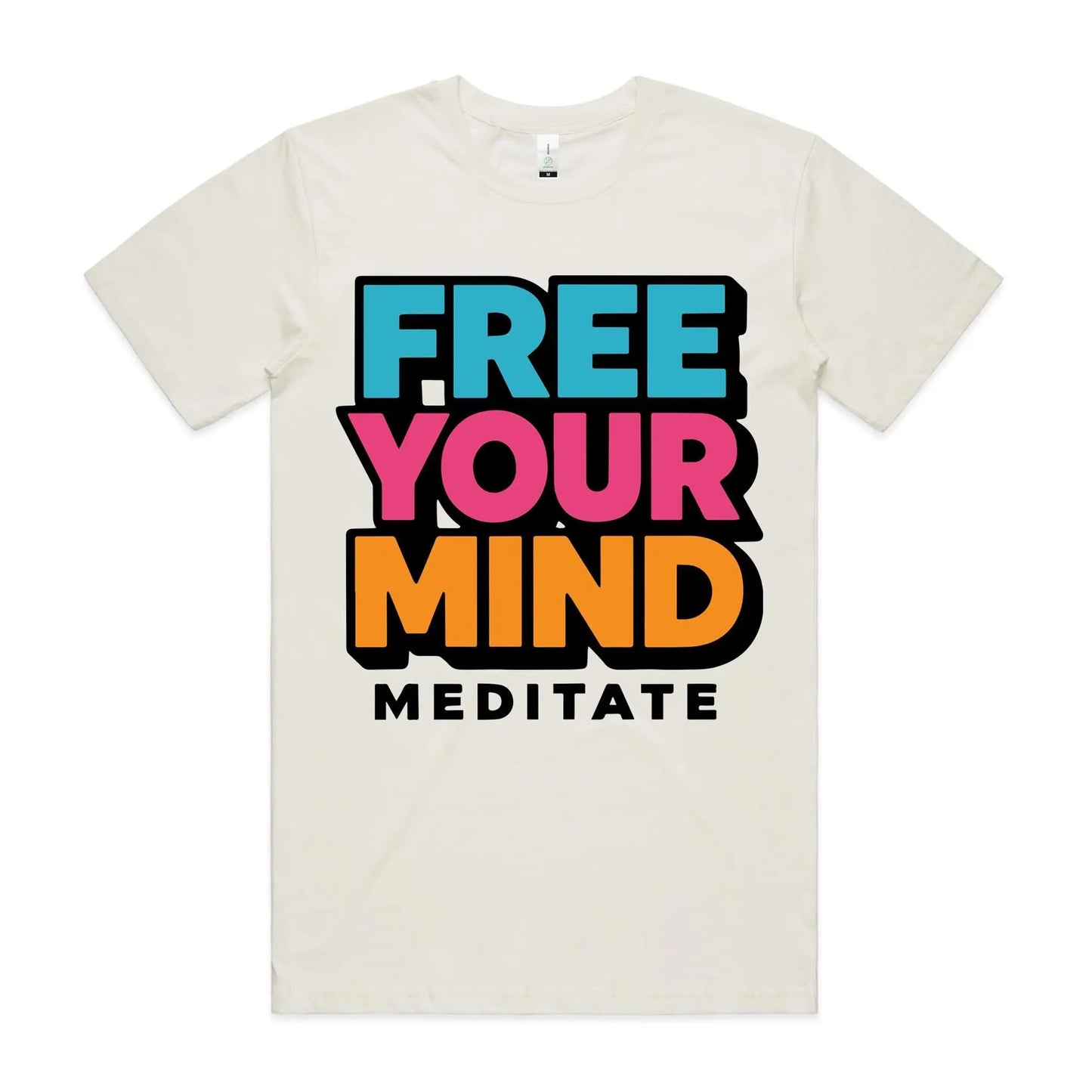 Free Your Mind! - AS Colour Staple Organic Tee - Re.Birth Threads