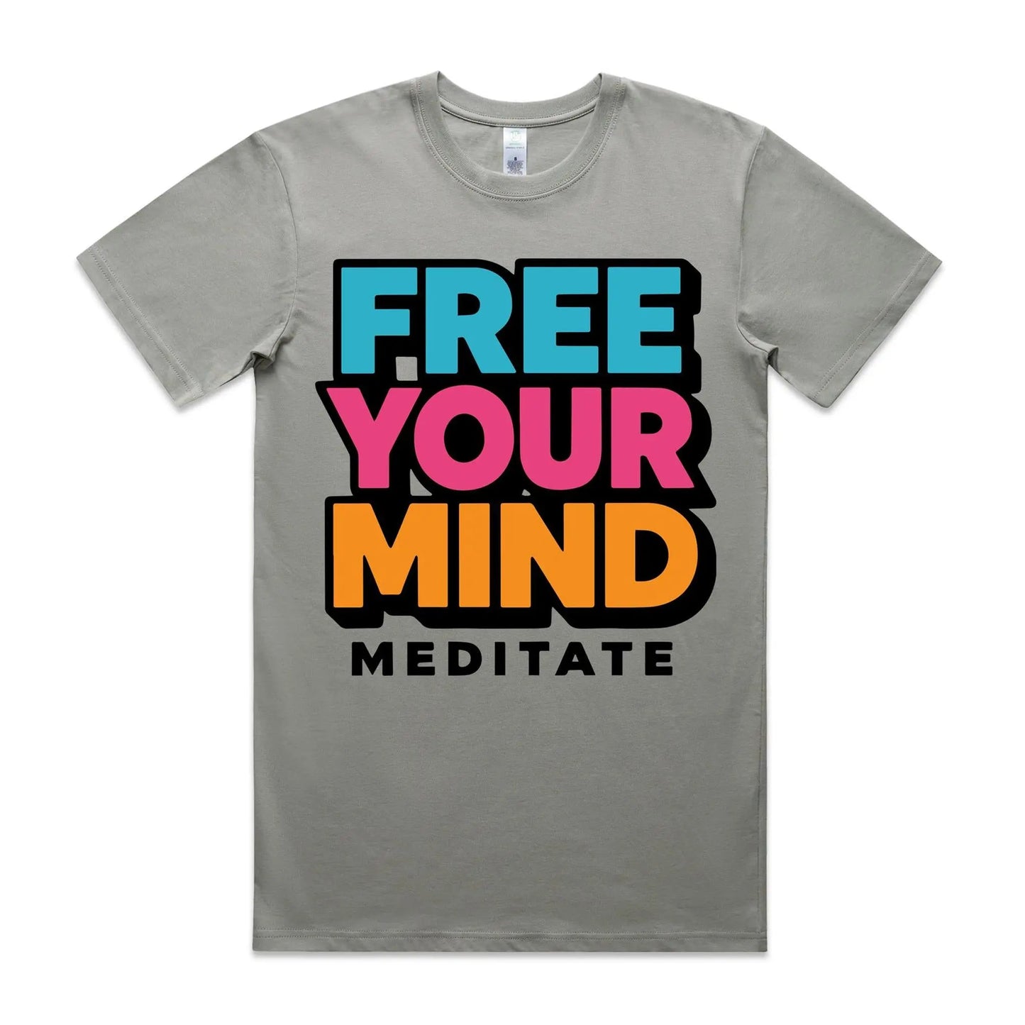 Free Your Mind! - AS Colour Staple Organic Tee - Re.Birth Threads