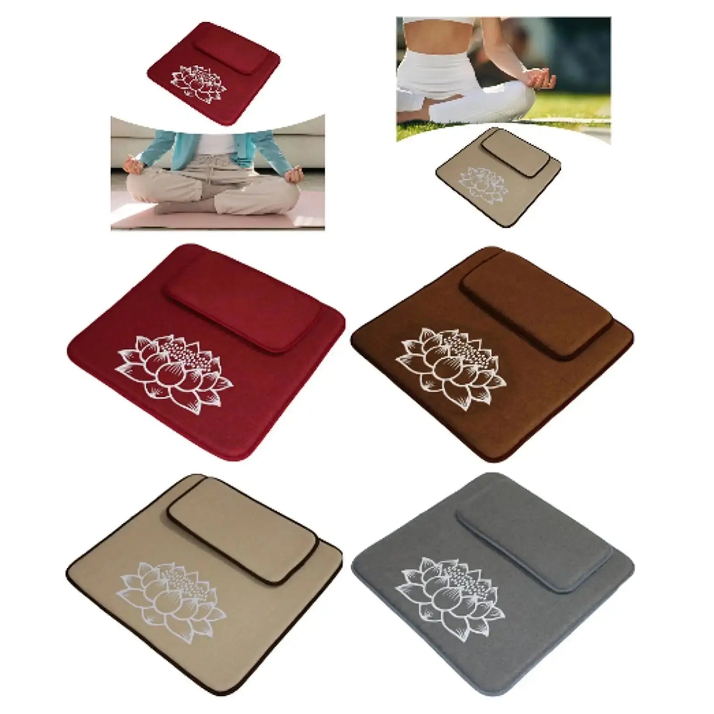 Meditation Cushion Seat Yoga Seating Bedroom Reading Prayer Floor Pillow Set ReBirth Threads
