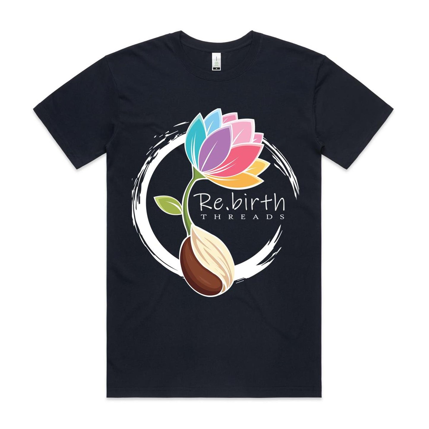 Rebirth logo AS Colour Staple Organic Tee