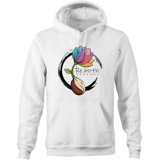 Rebirth logo AS Colour Stencil - Pocket Hoodie Sweatshirt