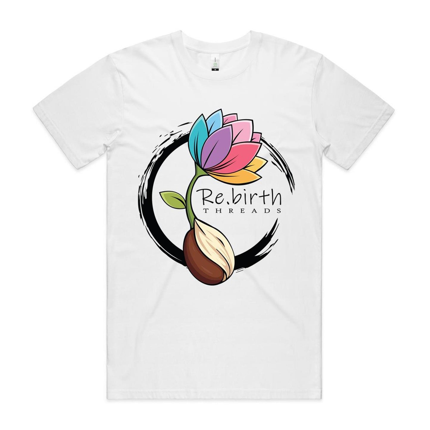Rebirth logo AS Colour Staple Organic Tee