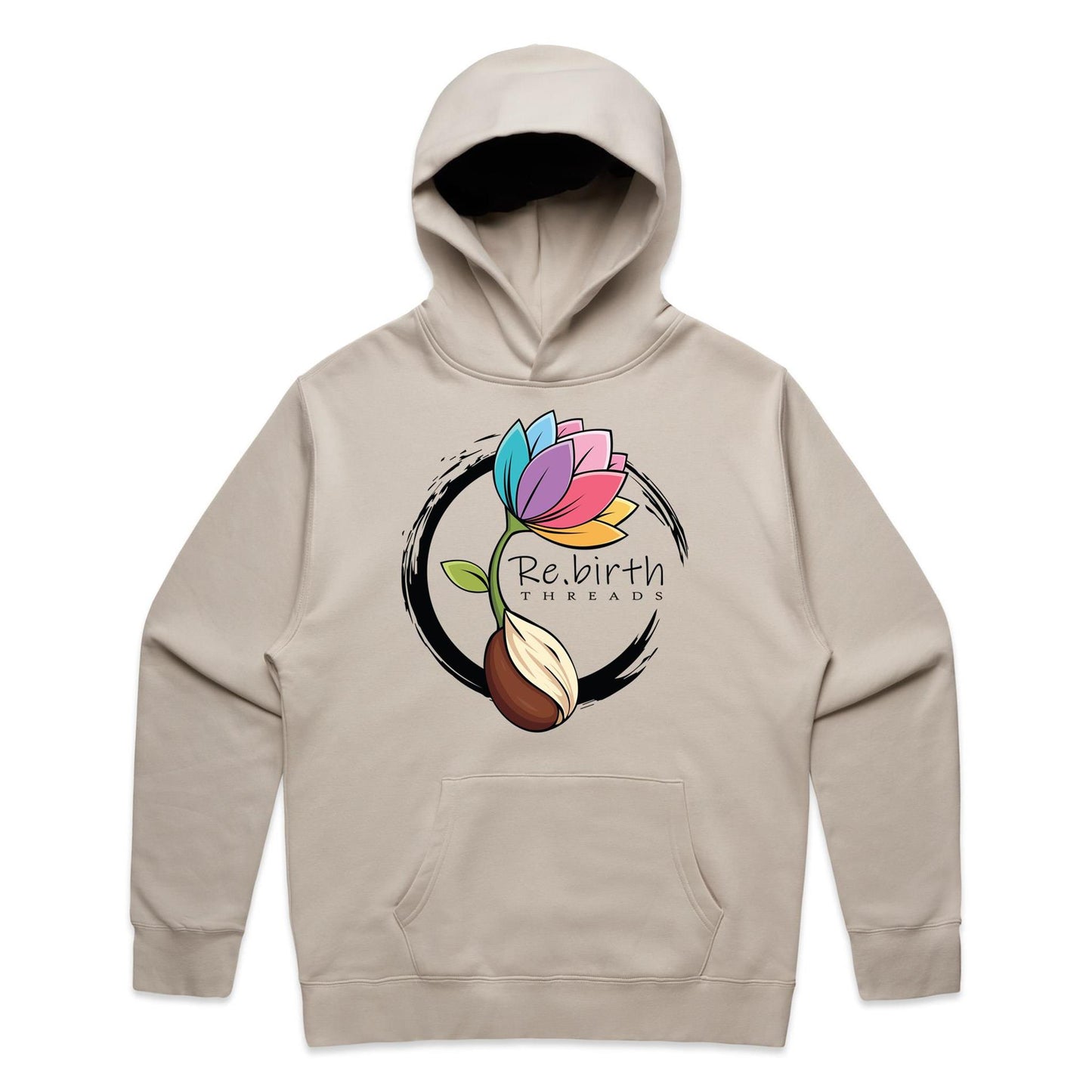 Rebirth logo AS Colour Relax Hood