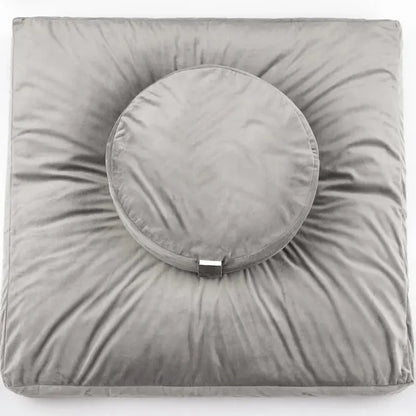 Square Yoga Mat Meditation Cushion Relaxing Soft Lap Sitting Cushion Cotton Outdoor Cushions Garden Pillow Chair Home Decoration ReBirth Threads