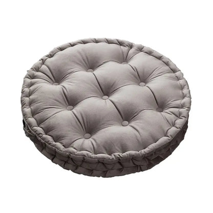 Luxury Round Pouf Tatami Cushion Meditation Floor Mat with Handle Rebirth Threads