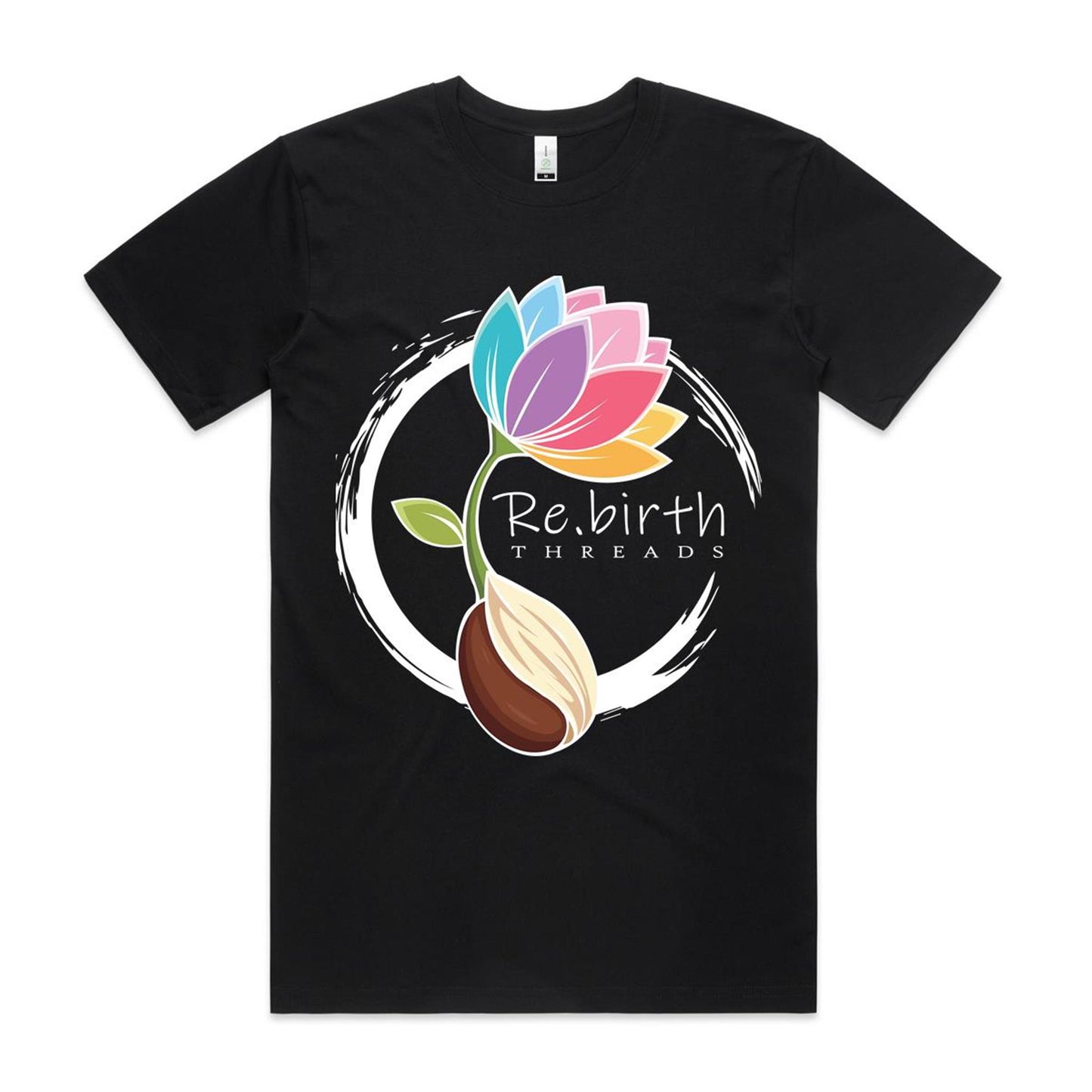 Rebirth logo AS Colour Staple Organic Tee