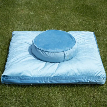 Square Yoga Mat Meditation Cushion Relaxing Soft Lap Sitting Cushion Cotton Outdoor Cushions Garden Pillow Chair Home Decoration ReBirth Threads